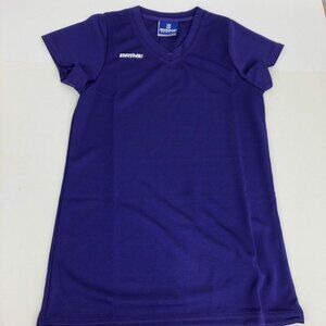 BRINE REIGN ON SPORTSWEAR Jersey Purple Cap Sleeve Womens XS F133W